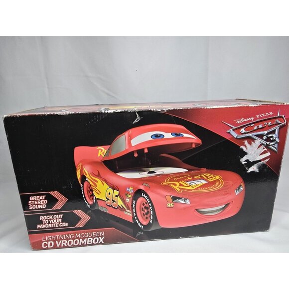 Lightning McQueen CD VROOMBOX CARS 3 Disney Pixar NEW/OPEN BOX ITEM Rare - Picture 9 of 13